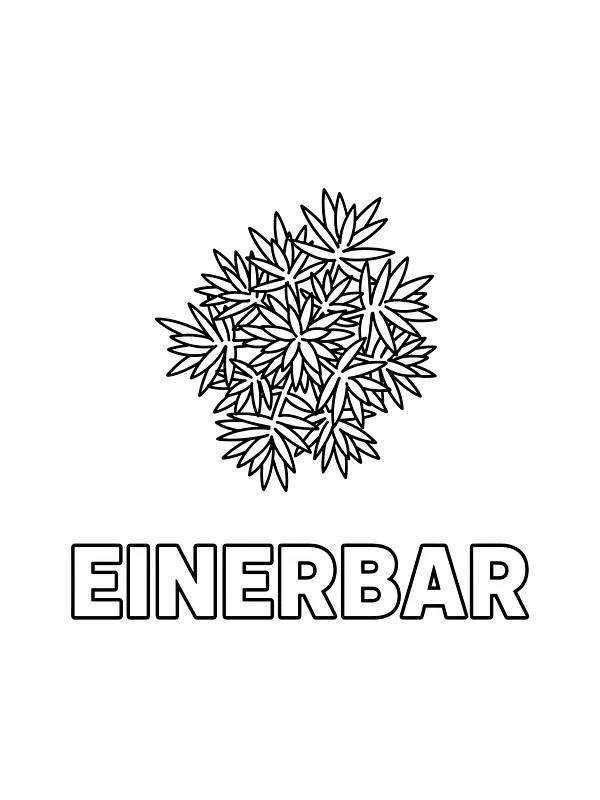 Einerbar buske illustrasjon, underkategori