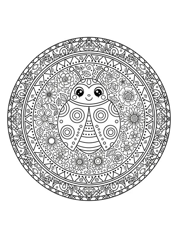 Mandala av marihøne