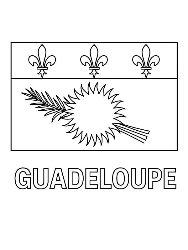 Guadeloupe-Flagge, Unterkategorie
