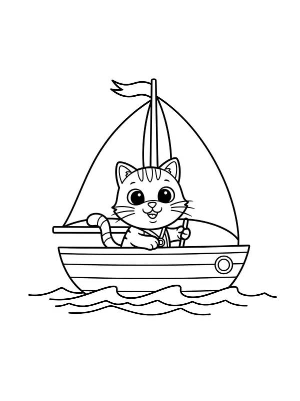 Katt i en seilbåt, underkategori