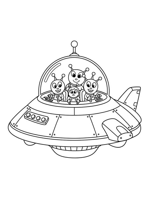 Aliens i rymdskepp, underkategori