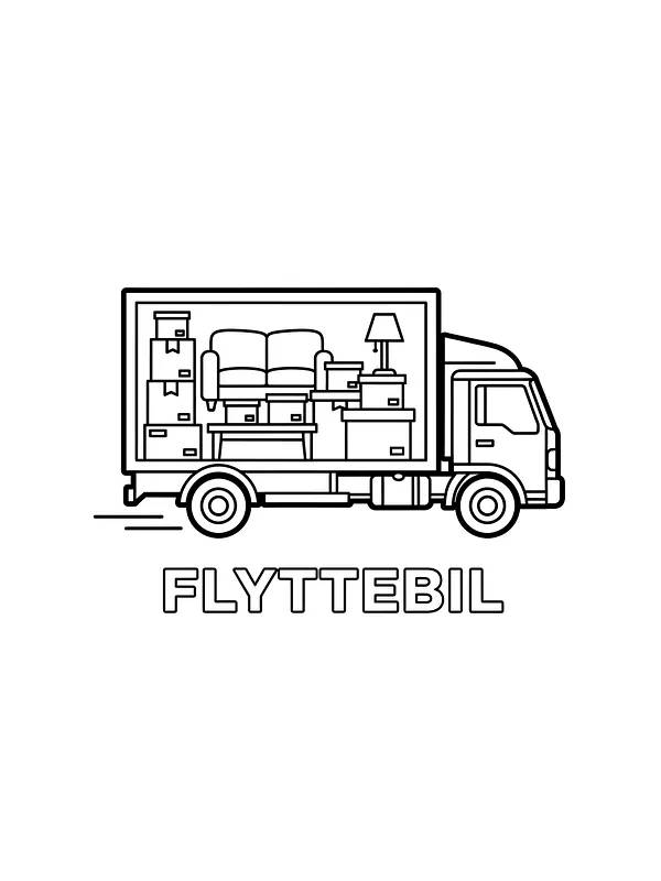 Flyttebil med møbler, underkategori