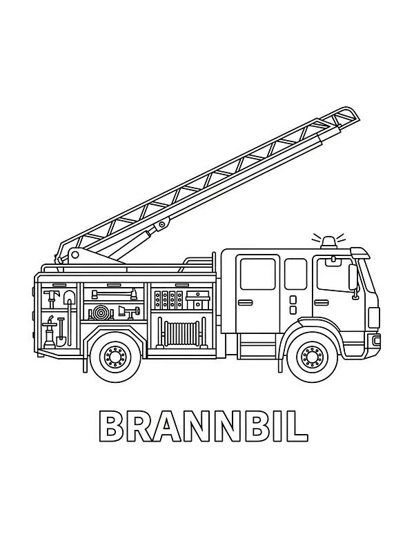 Brannbil med uttrukket stige, underkategori