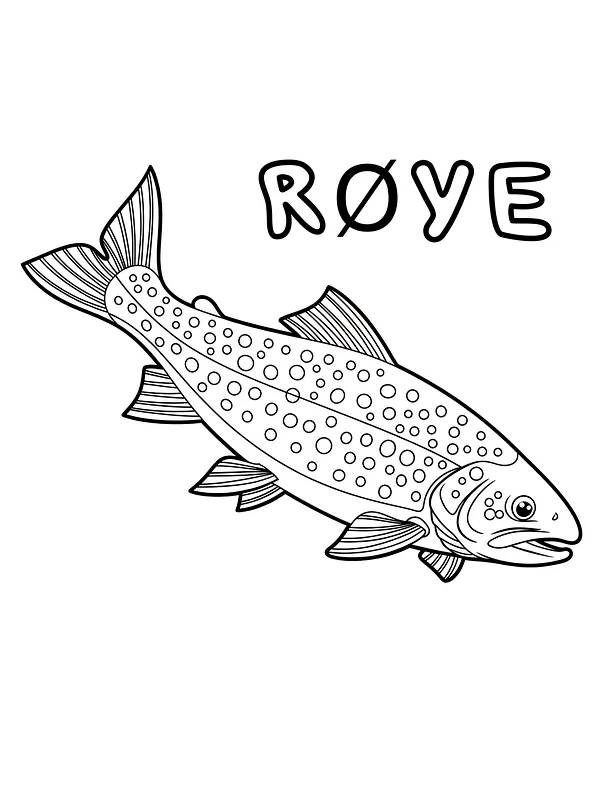 Røye med prikker