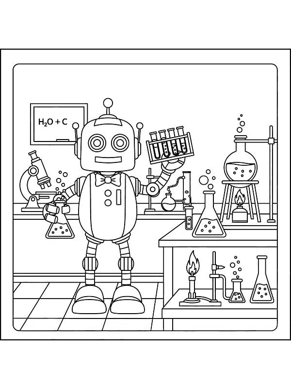 Robot i laboratorium