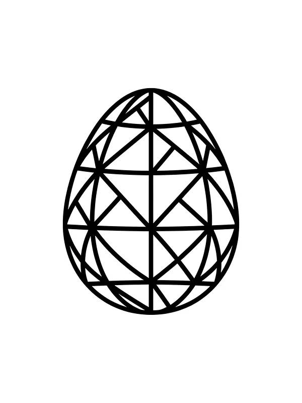 Æg dekoreret med mosaik