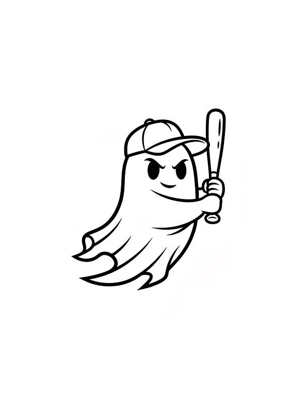 Spøgelse med baseballbat