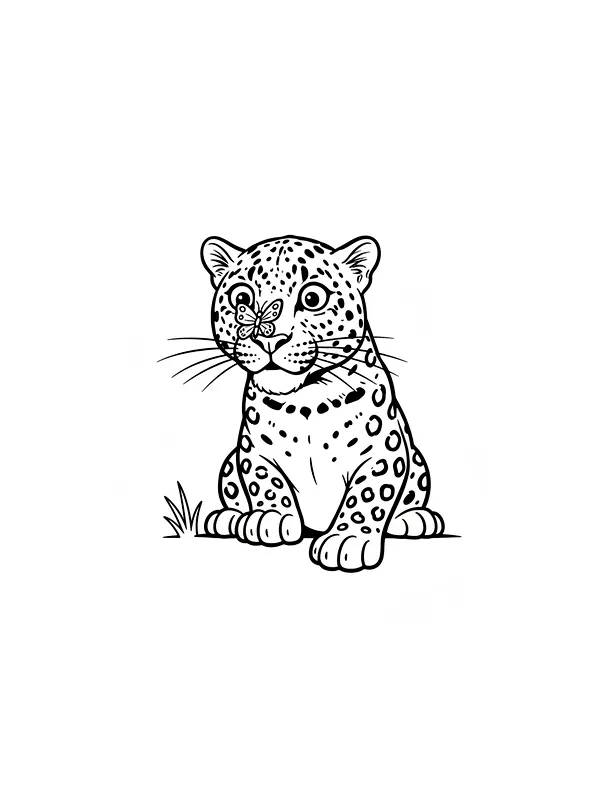 Leopard med sommerfugl, underkategori