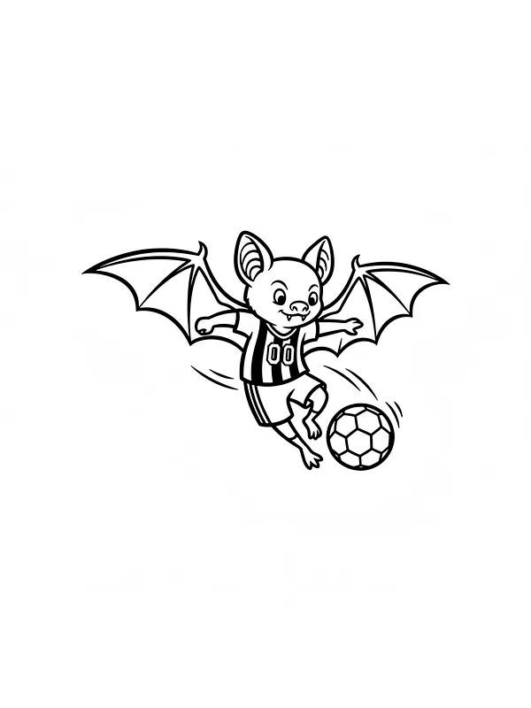 Flaggermus spiller fotball