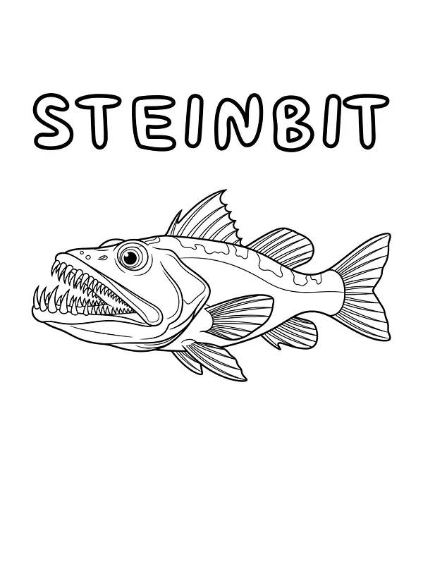 Steinbit med stor kjeve