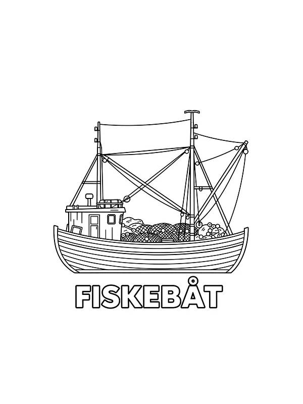 Fischereiboot mit Netz, Unterkategorie