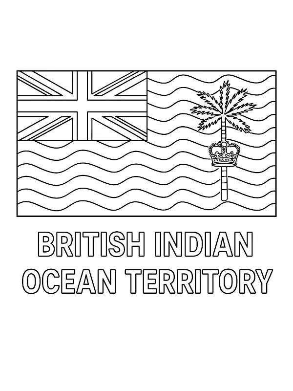 Flagge des Britischen Territoriums im Indischen Ozean, Unterkategorie