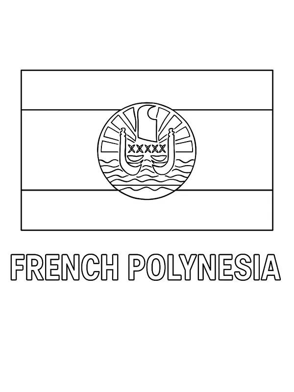 Franska Polynesiens flagga