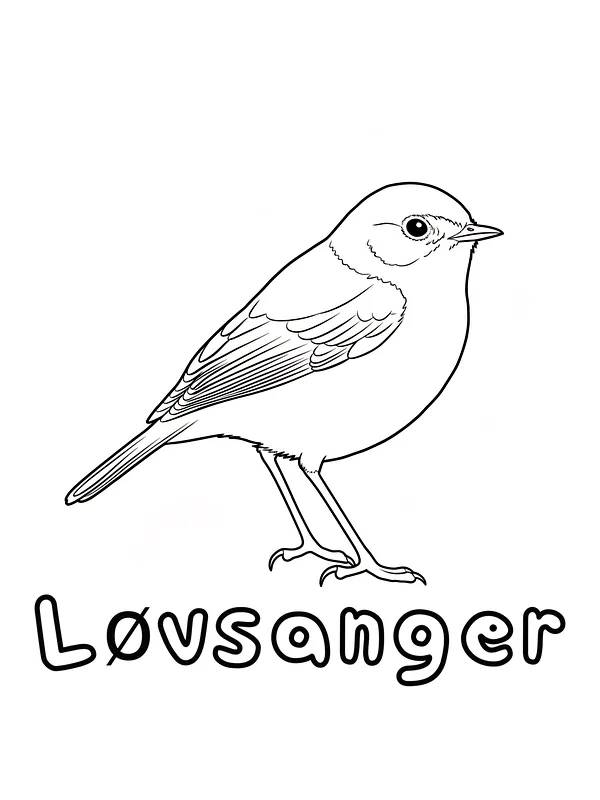 Løvsanger skisse, underkategori