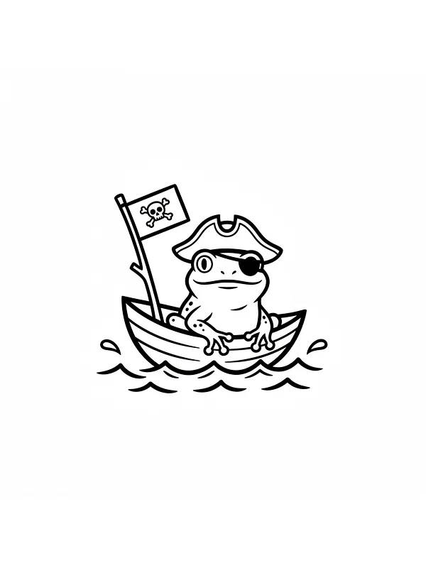 Piratfrø i båd, underkategori