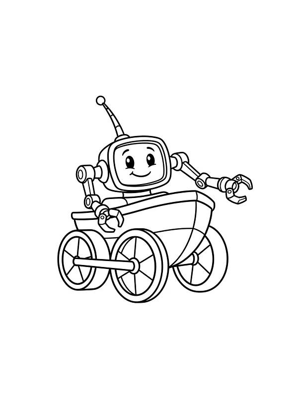 Freundlicher Roboter auf Rädern, Unterkategorie