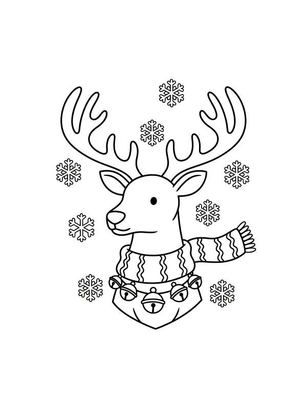 Rein med skjerf og snøfnugg, underkategori