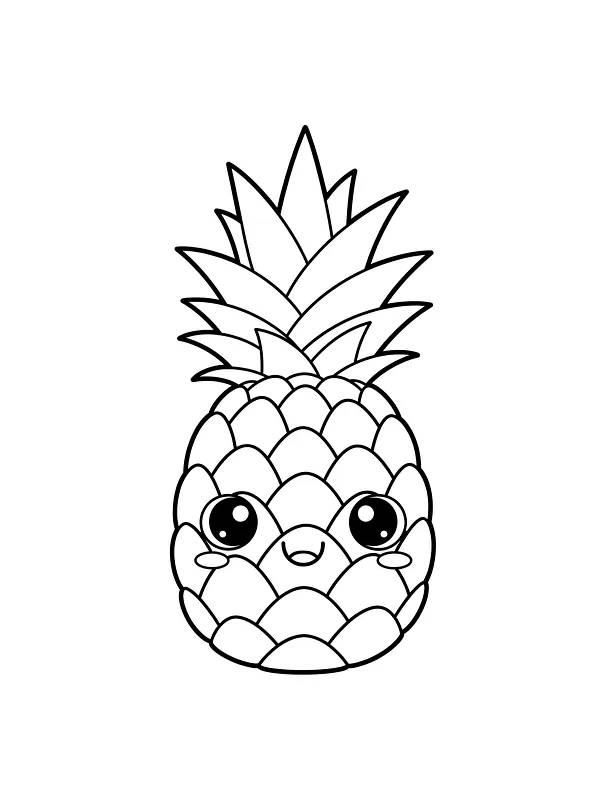 Ananas med store øjne