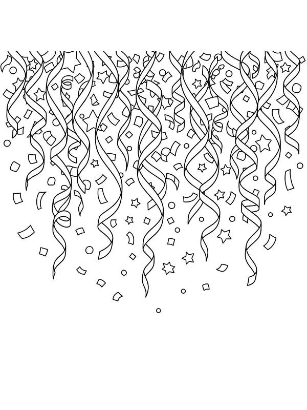 Konfetti og serpentiner