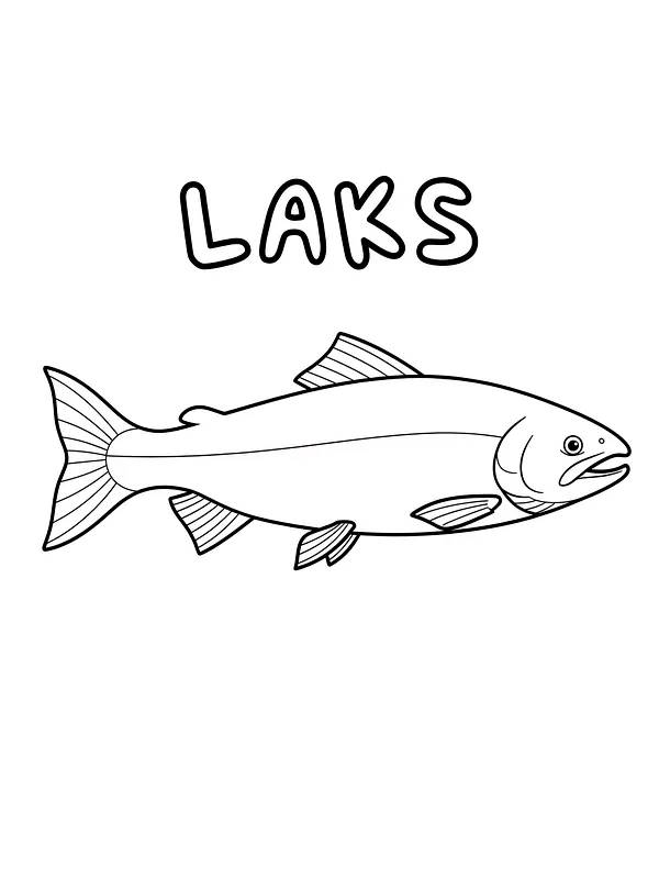 Laks til fargelegging