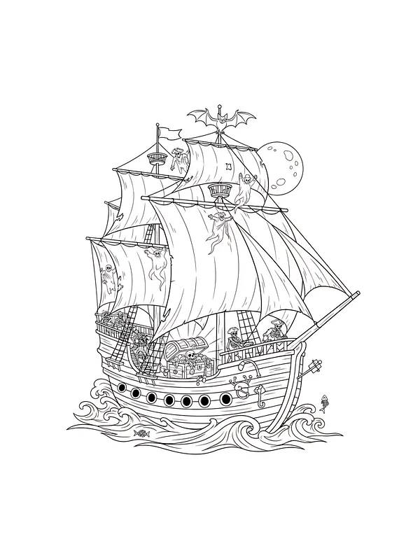 Piratenschiff mit Geistern, Unterkategorie