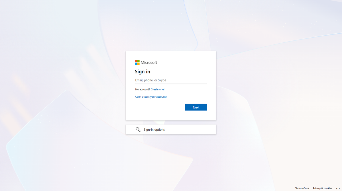 Sign in with a Microsoft account — For organisations that use Microsoft accounts. Signing in with an existing username o