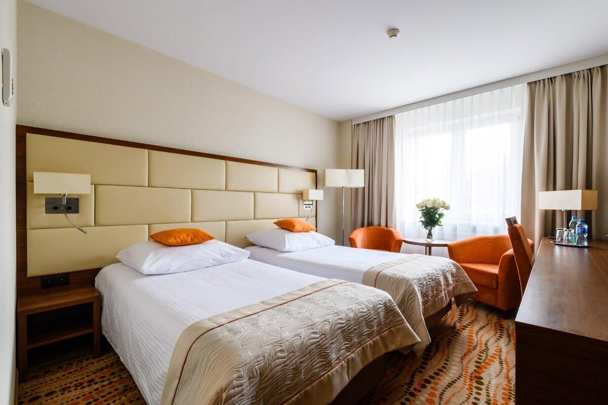 Pokój hotelowy dla uczestników szkolenia firmowego