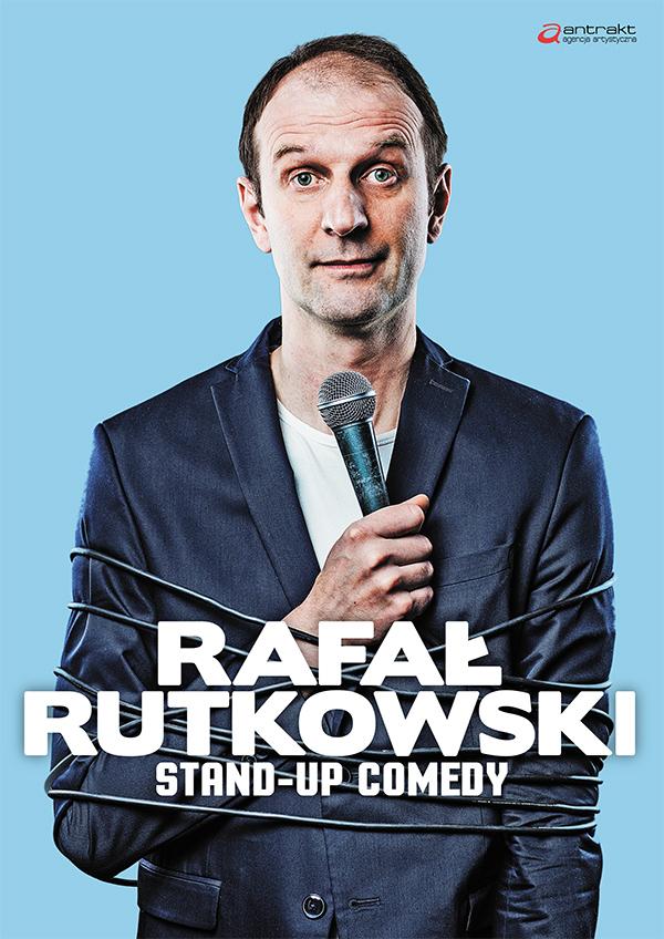 Plakat Rafała Rutkowskiego – Stand-up Comedy.