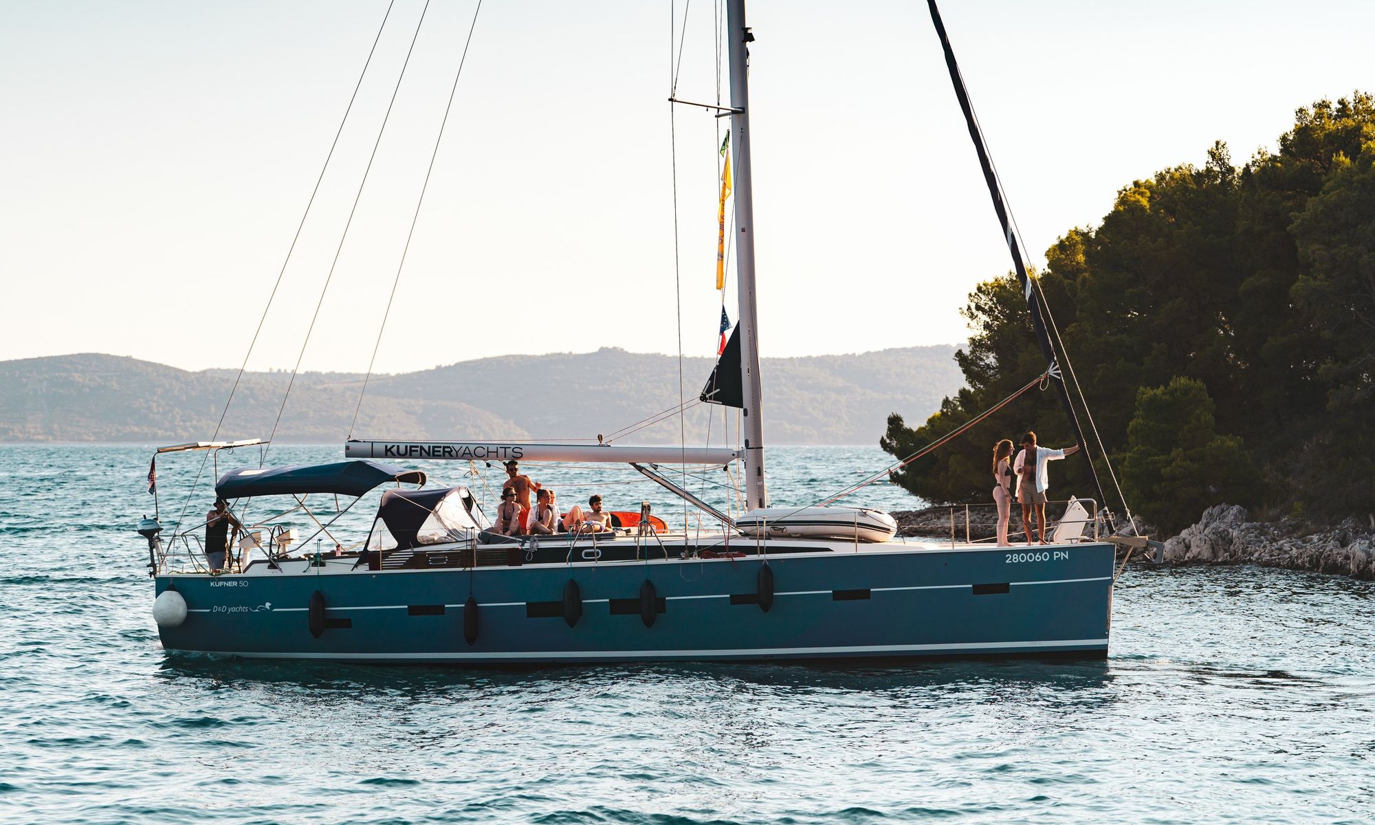 Privater Segeltörn mit Freunden und Familie