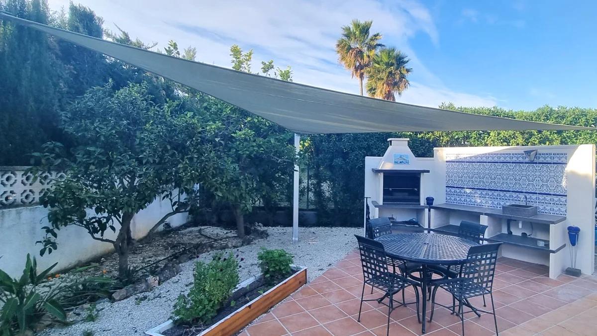 Custom shade sail installation by Coolashade on the Costa Blanca