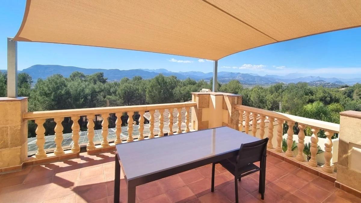 Custom shade sail installation by Coolashade on the Costa Blanca