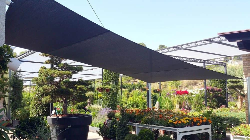 Custom shade sail installation by Coolashade on the Costa Blanca