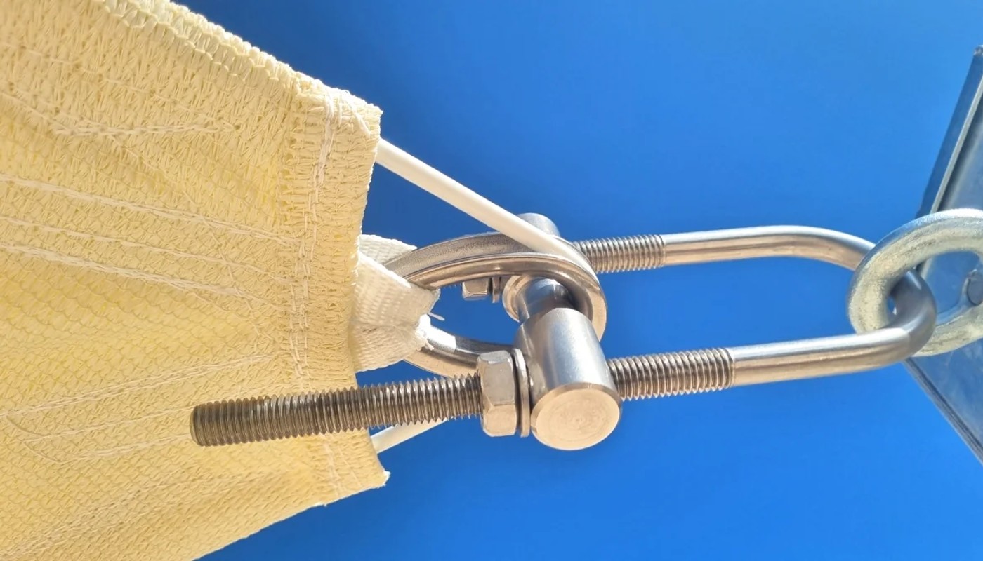 See how our shade sails are calculated, tensioned and installed.