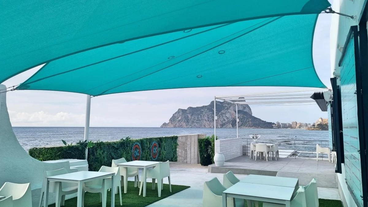 Custom shade sail installation by Coolashade on the Costa Blanca
