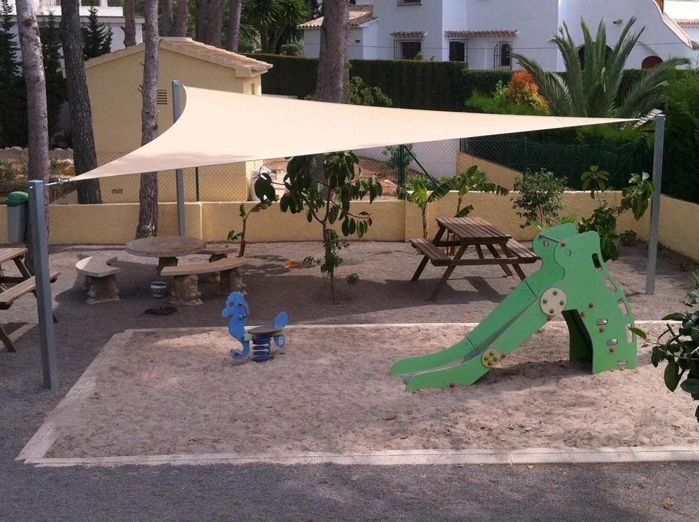 Custom shade sail installation by Coolashade on the Costa Blanca