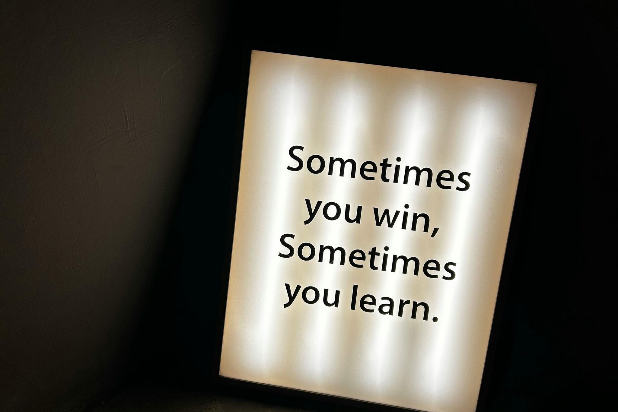 failure is the key to high performance