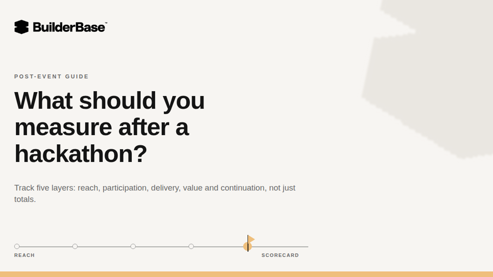 What should hackathon organizers measure after the event?