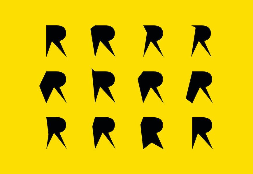 Variable identity, typography, lettering, graphic design