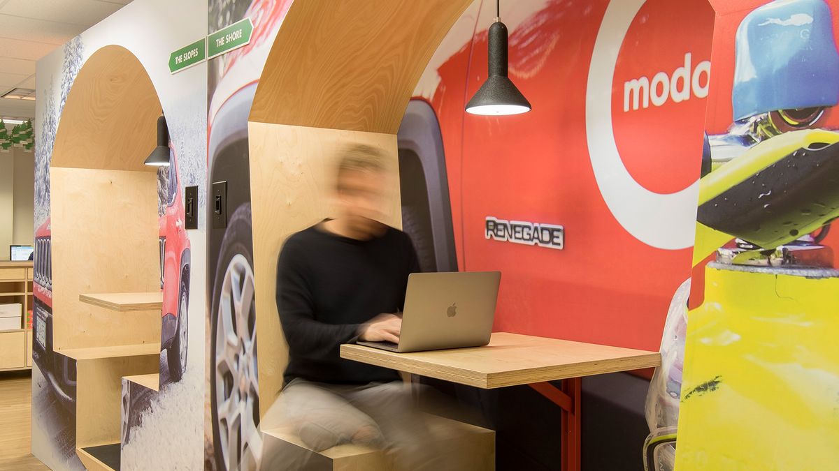 Modo office, branded interior
