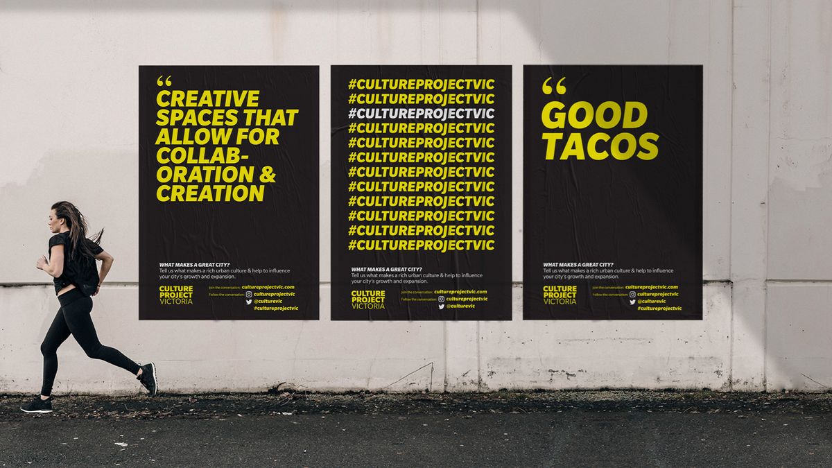 Culture Project Victoria poster series