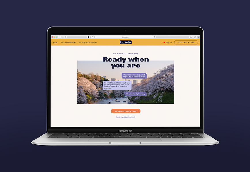 branding, financial technology, loans, travel loans, multi-media