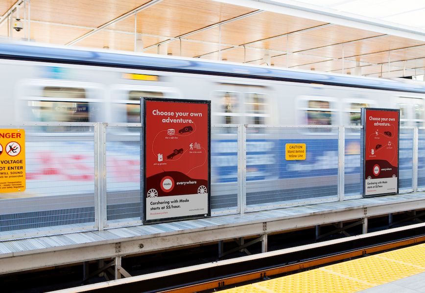 brand identity, campaign, transit campaign, transit advertising, communications, advertising