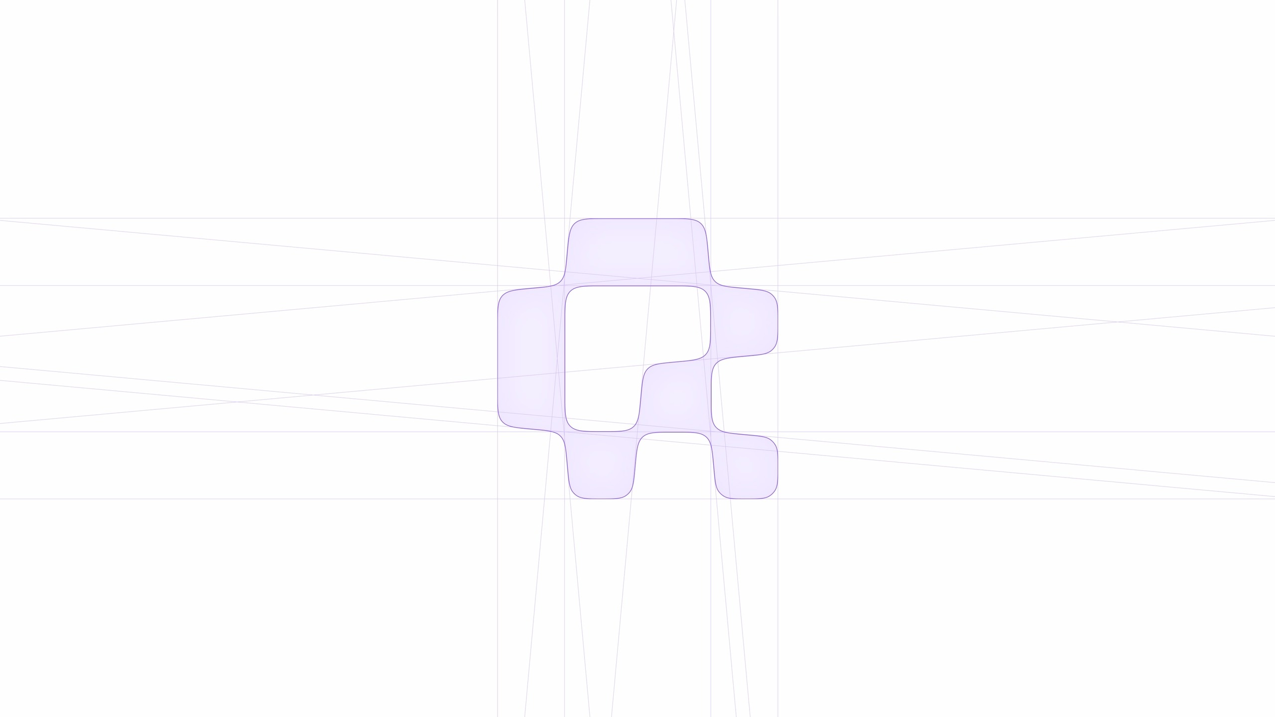 Construction grid for the rounded QR-Codes.com symbol