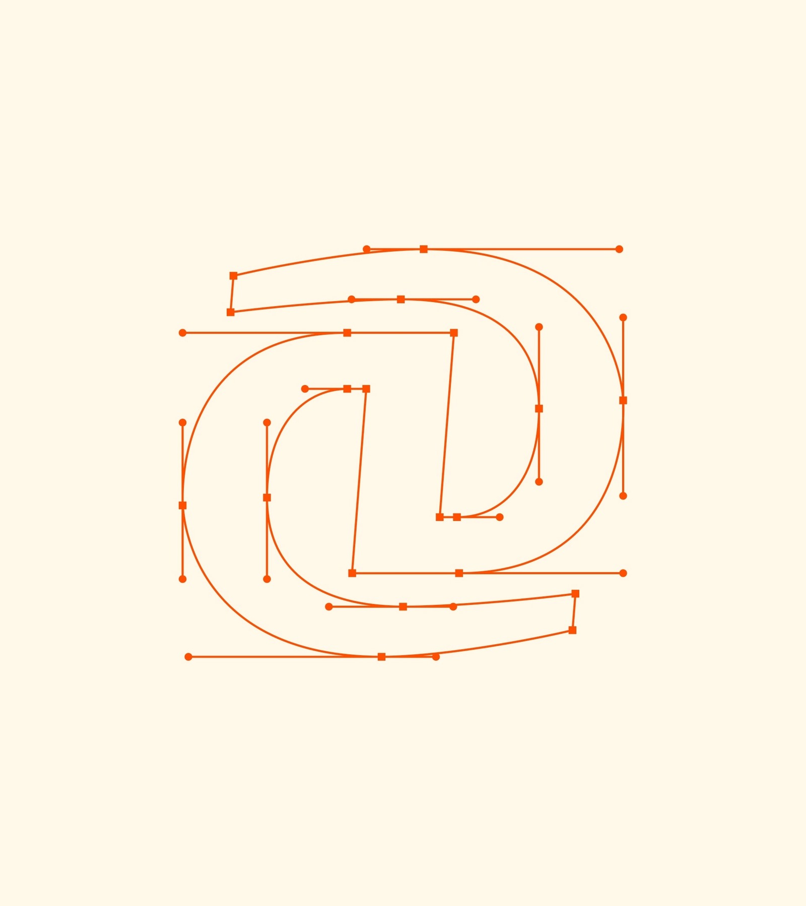 Construction drawing of the interlocking DataDocks symbol