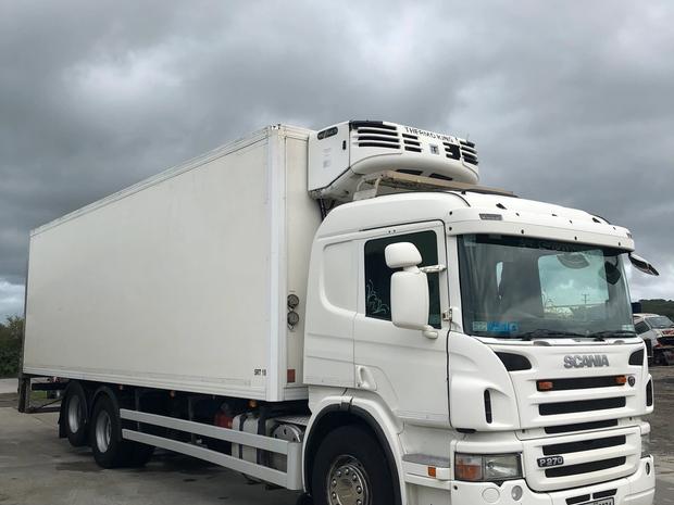Scania P270 fridge van