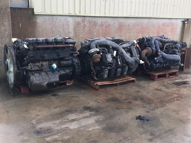 Selection of scania V8 engines