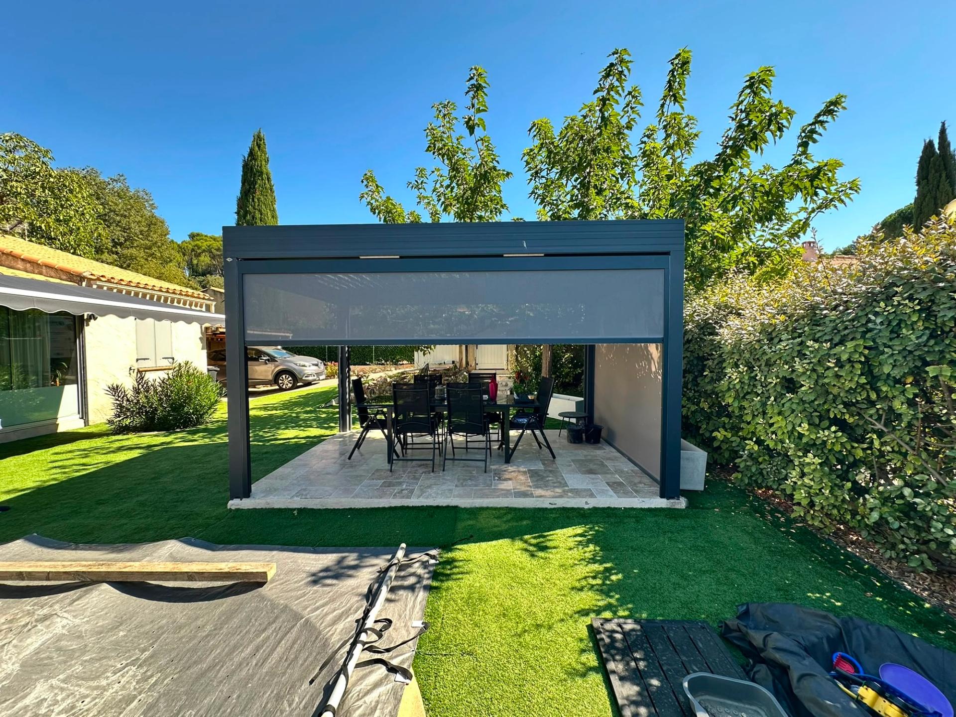 Remplacement toile store banne et installation store ZIP PERGOLA