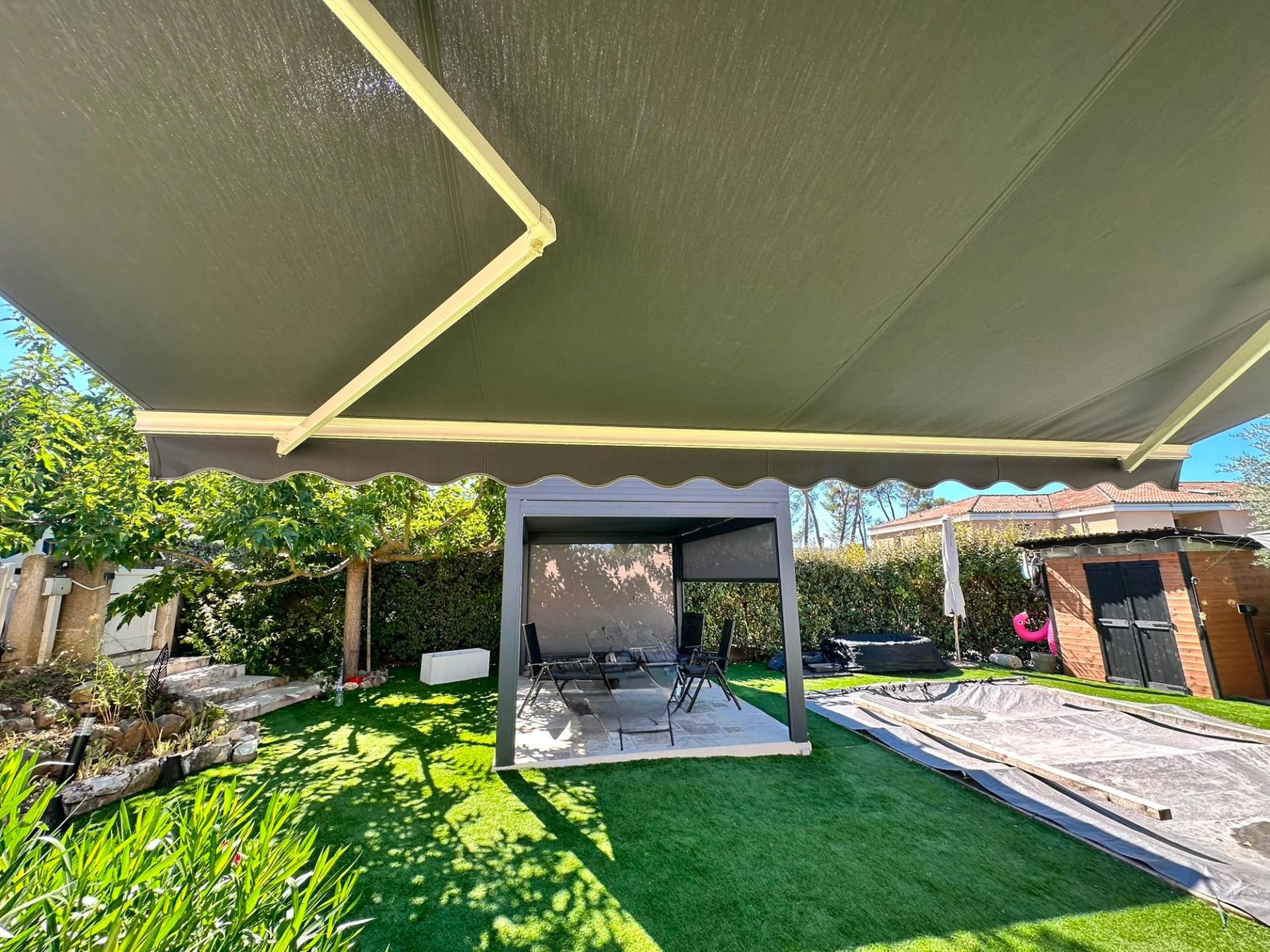 Remplacement toile store banne et installation store ZIP PERGOLA miniature 5
