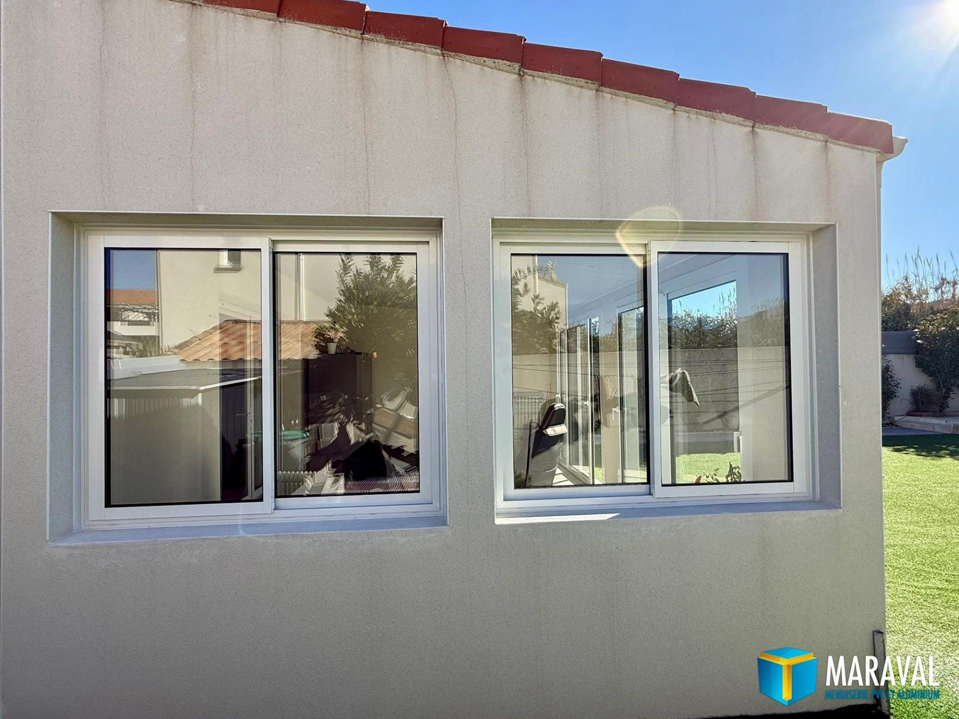 Fenêtre coulissante ATLANTEM avec volet solaire Somfy miniature 2