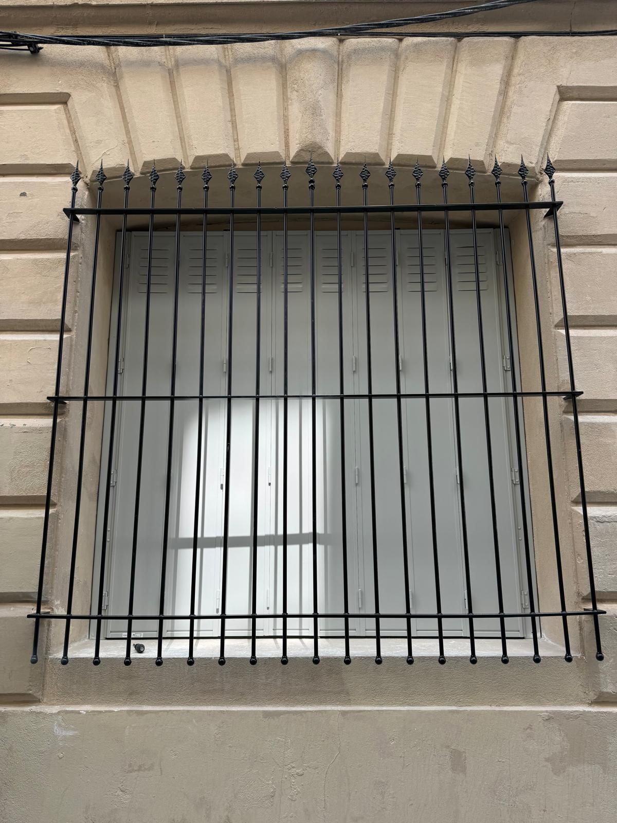 VOLET PERSIENNES EN FER